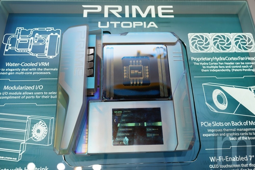华硕用PRIME Utopia来告诉你，未来的桌面级主板长什么样子